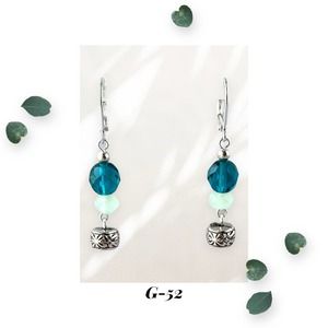 Splendid Delicate Moments - Czech Glass and Fancy Beaded Dangle Earrings